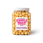 Banana Pudding one-gallon kettle corn jar