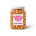 Fruity Pebbles one-gallon kettle corn jar