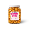 Jalapeño Cheddar one-gallon kettle corn jar