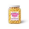 Lemon Pound Cake one-gallon kettle corn jar