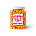Regular Cheddar one-gallon kettle corn jar