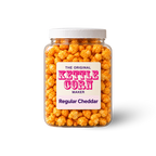Regular Cheddar one-gallon kettle corn jar