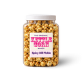 Spicy Dill Pickle one-gallon kettle corn jar