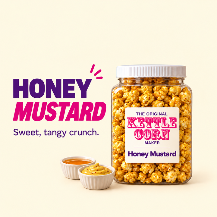 Honey Mustard kettle corn jar flavor spotlight