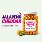 Jalapeño Cheddar kettle corn jar flavor spotlight