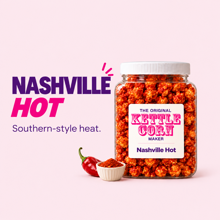 Nashville Hot kettle corn jar flavor spotlight