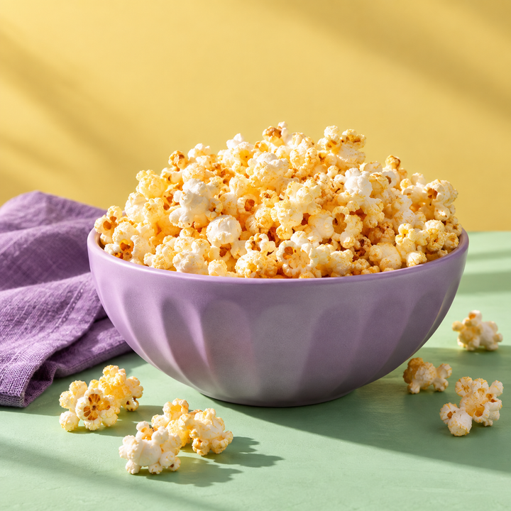 savory popcorn category styling — temporary editorial image